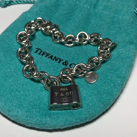 TIFFANY & CO. 1837 Padlock Charm Bracelet - Picture 4 of 9